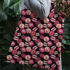 Love Macaroons Dark Fabric