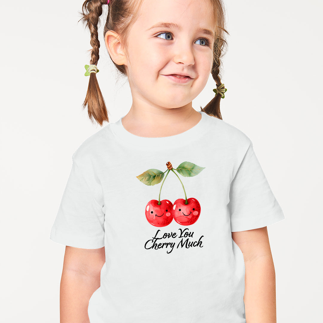 Love You Cherry Much Iron on Fabric Heat Transfer DTF-194
