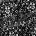 Love is in My Bones Black Fabric