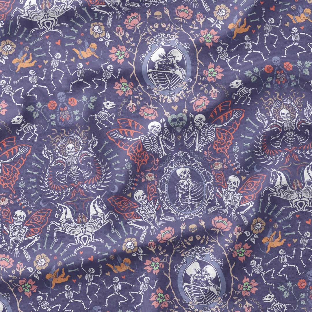 Love is in My Bones Heather Fabric