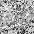 Love is in My Bones White Fabric