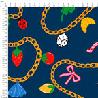 Lucky Charms Navy Fabric