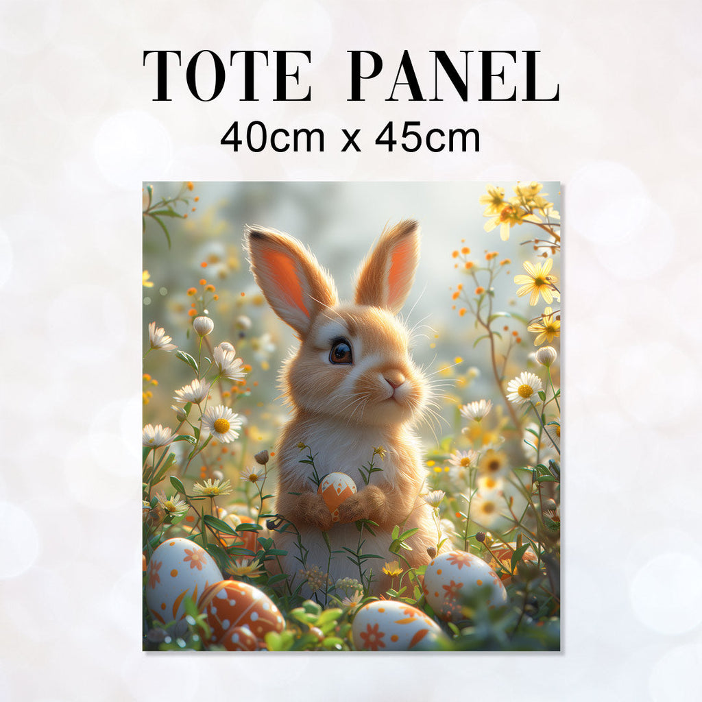 TOTE Fabric Bag Panel Cute Bunny Lucy TP-311