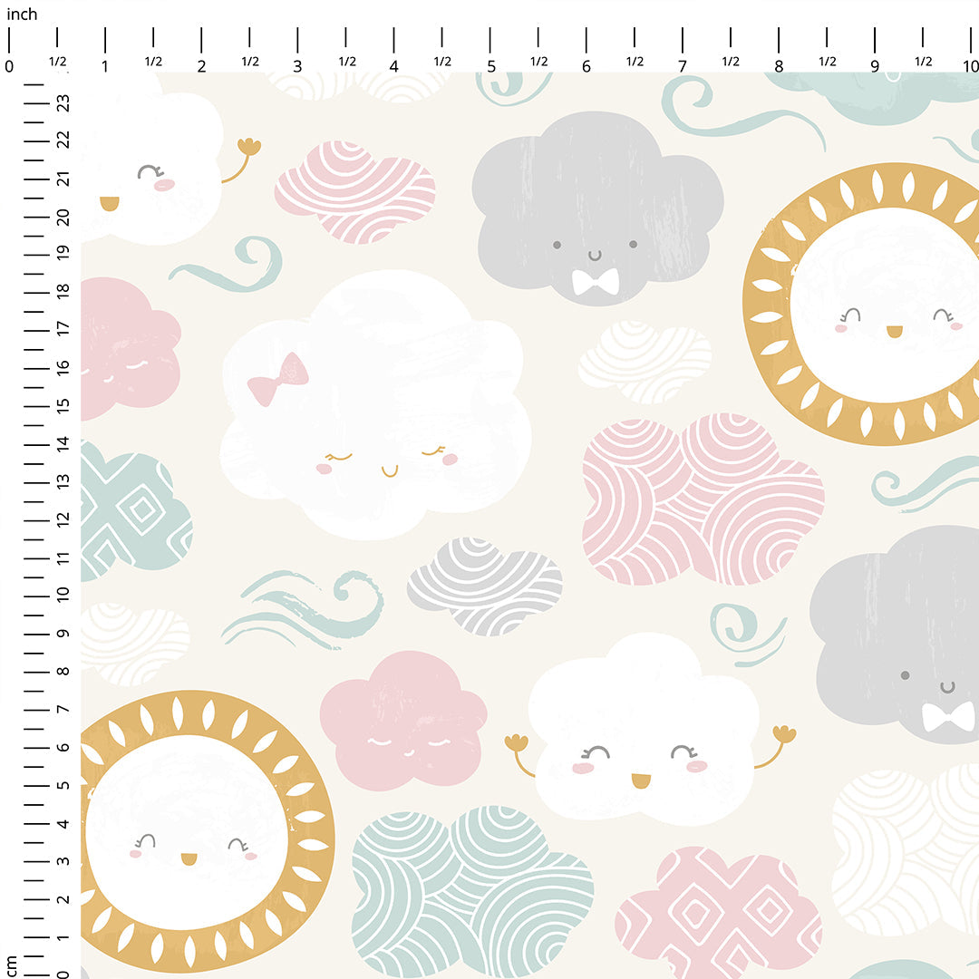 Lullaby Clouds Fabric