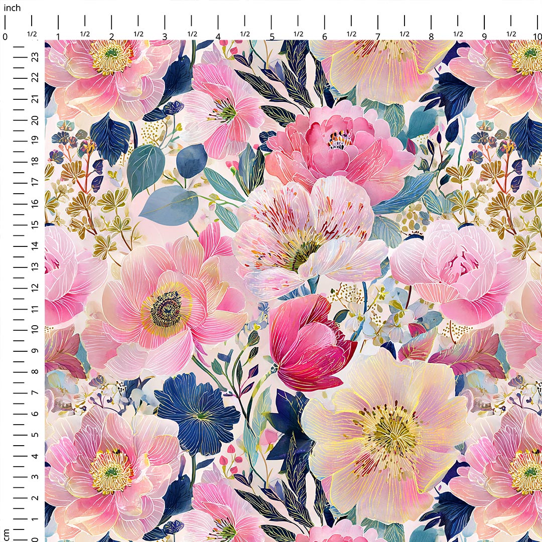 Lush Floral Fabric