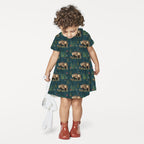 Mama Bear Green Fabric
