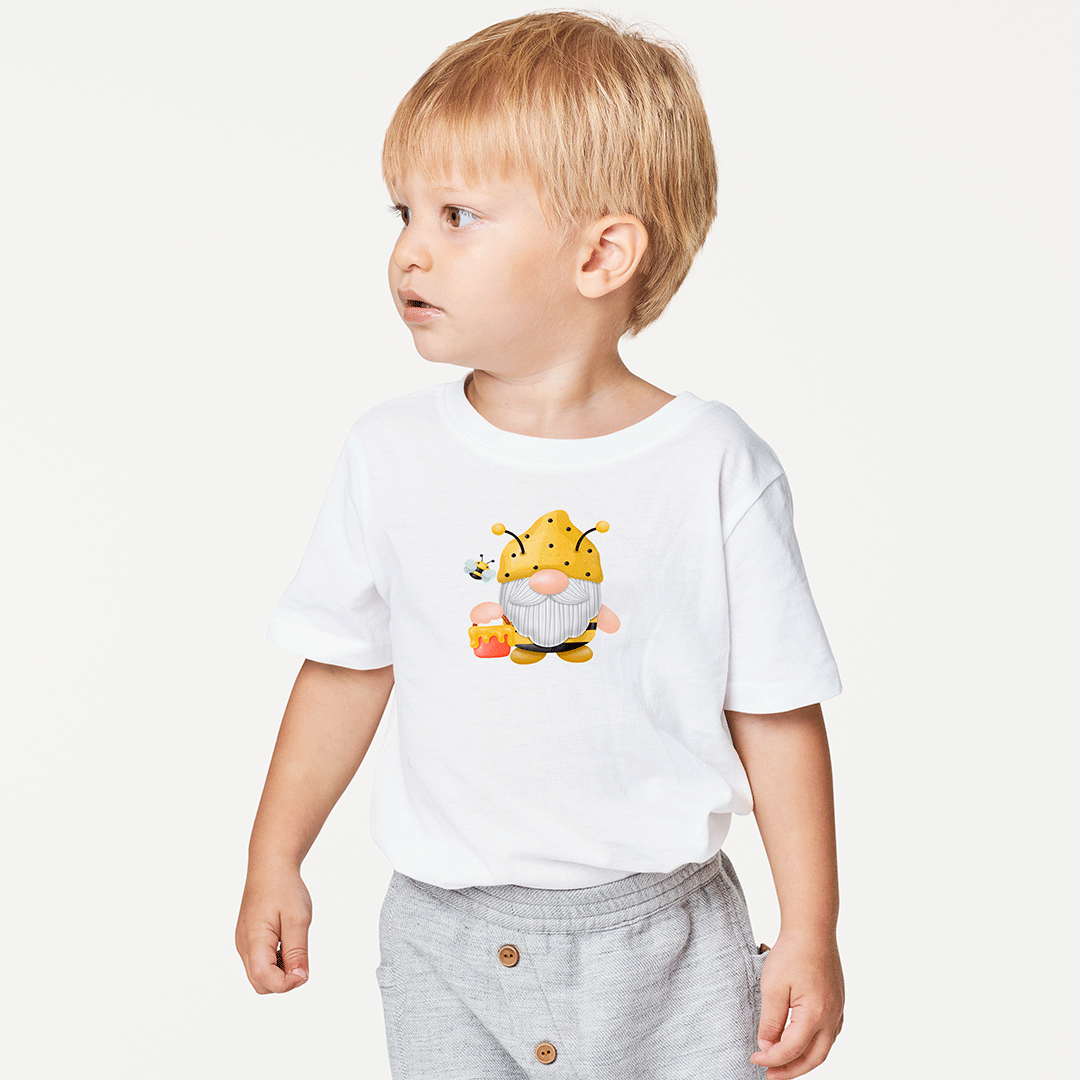 Mr Honey Gnome Iron on Fabric Heat Transfer DTF-102