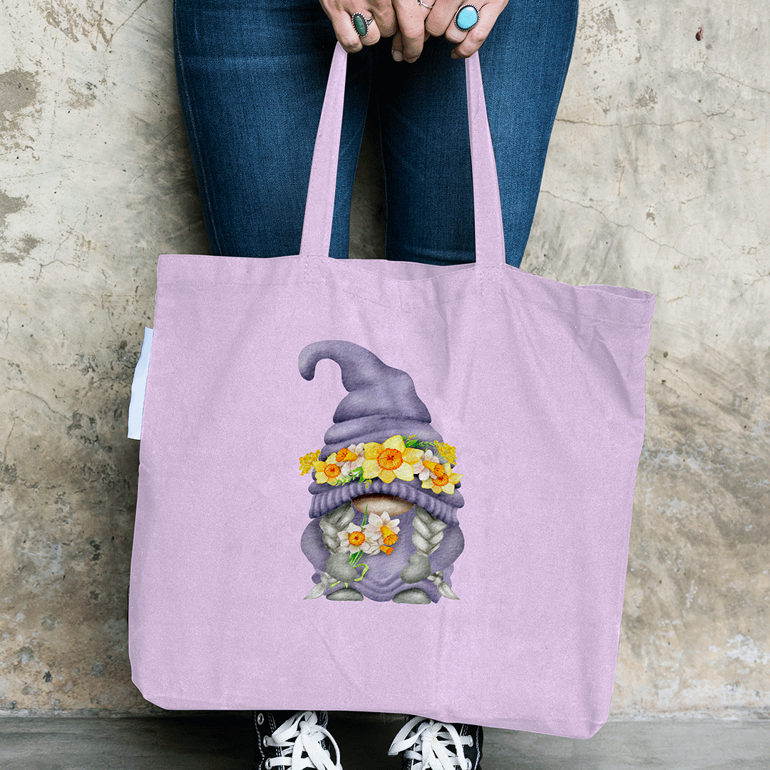 Mrs Daffodil Gnome Iron on Fabric Heat Transfer DTF-112