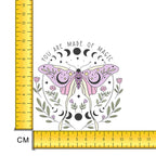 Made of Magic Moth Iron on Fabric Heat Transfer DTF-239
