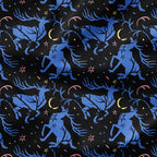 Magic Moon Black Fabric