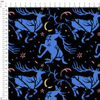 Magic Moon Black Fabric