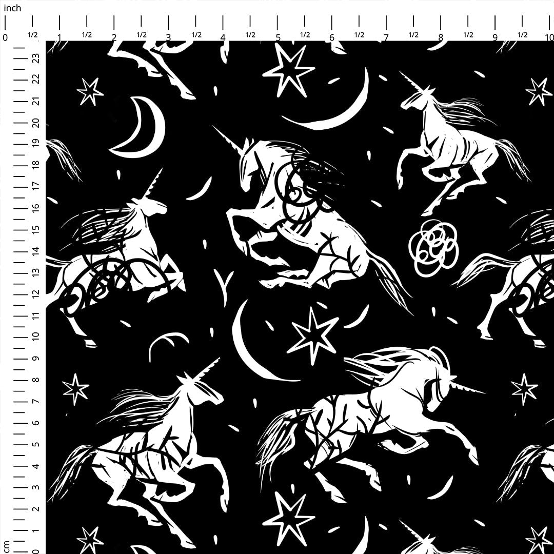 Magic Moon Mono Fabric