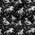 Magic Moon Mono Fabric