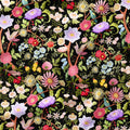 Magic Tree Black Fabric