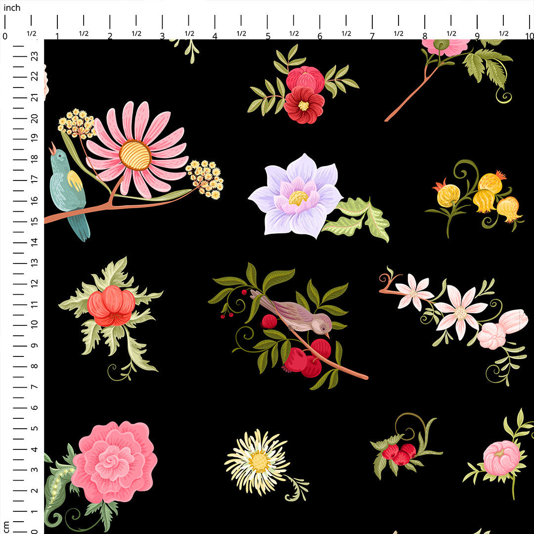 Magic Tree Breeze Black Fabric