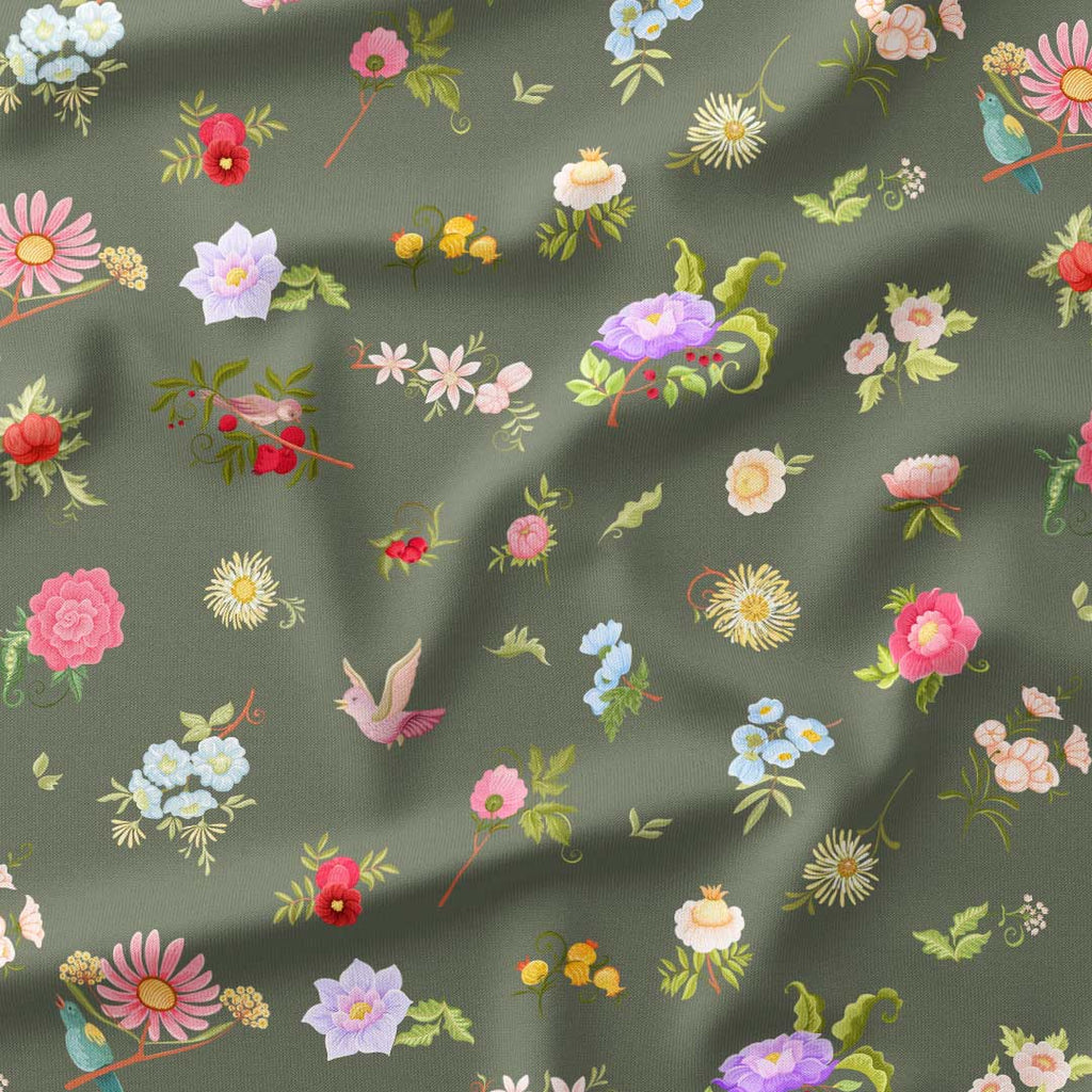 Magic Tree Breeze Green Fabric