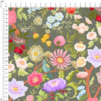 Magic Tree Green Fabric