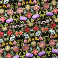 Magic Tree Symphony Black Fabric