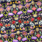 Magic Tree Symphony Navy Fabric