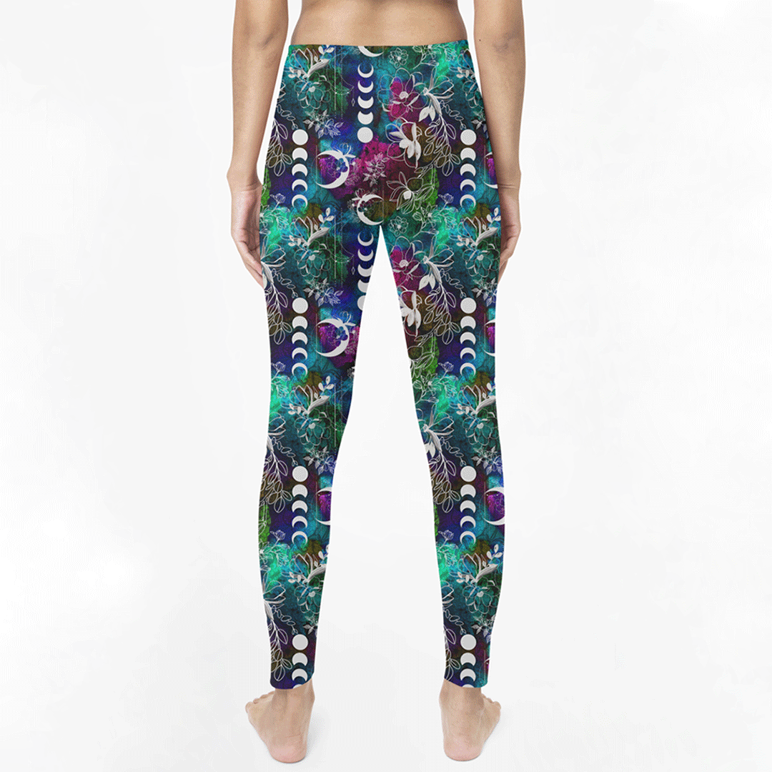 Celestial Floral Dark Fabric