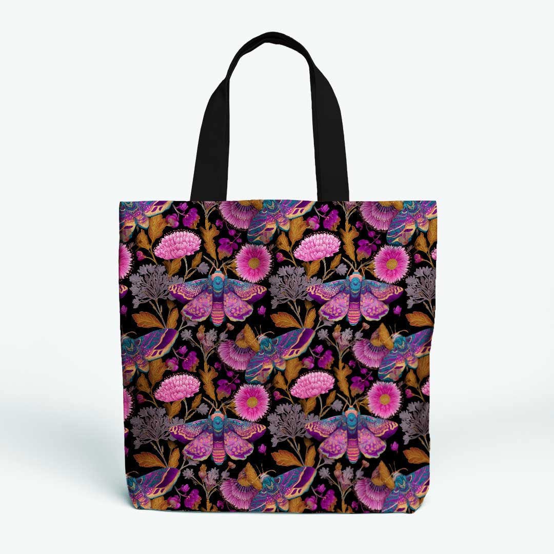 Magnificent Floral Moth Fabric