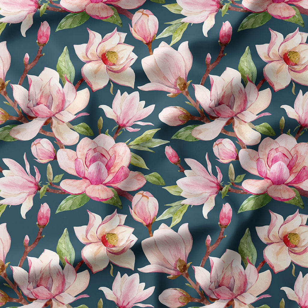 Magnolia Teal Fabric