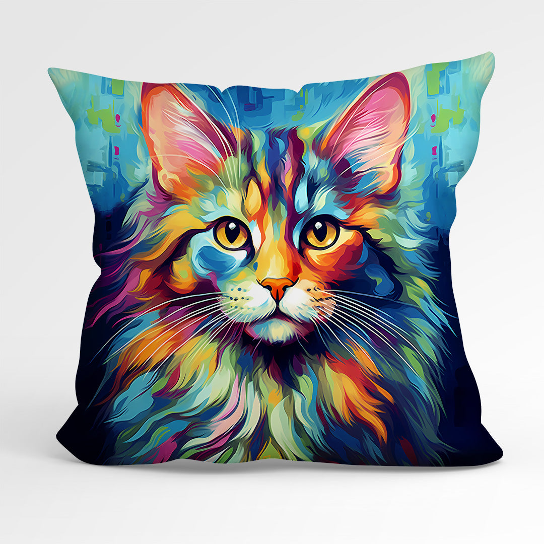 CUSHION Fabric Panel Maine Cat