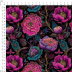 Majestic Flowers Fabric