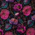 Majestic Flowers Fabric