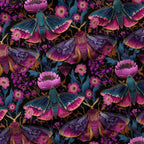Majestic Moths Fabric