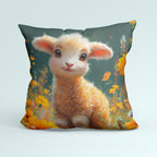 CUSHION Panel Cute Lamb Marigold CP-229