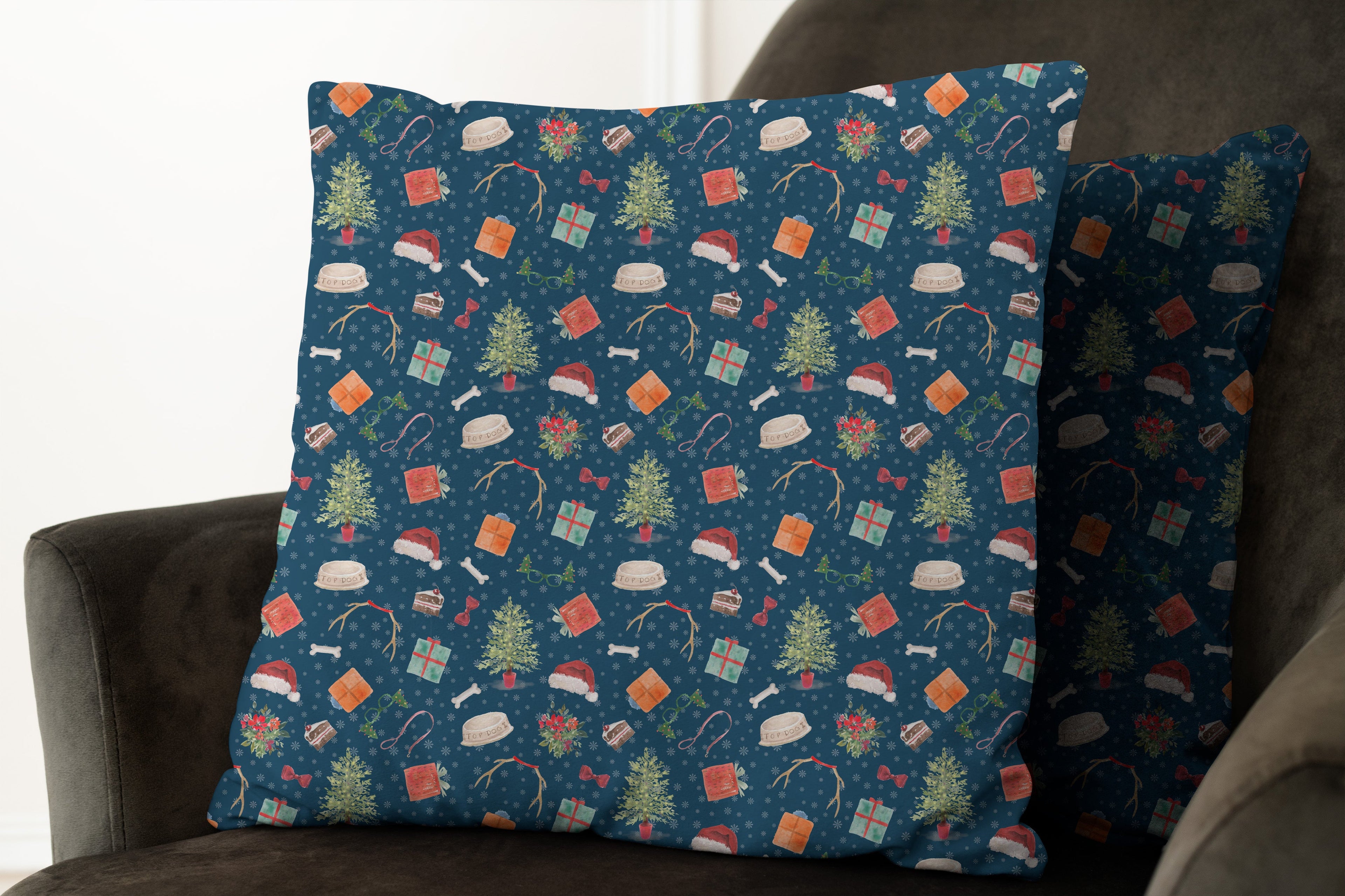 Christmas Dogs Matching Fabric