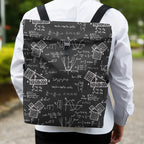 Math Charcoal Fabric