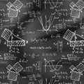 Math Charcoal Fabric