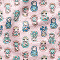 Matryoshka Pink Fabric