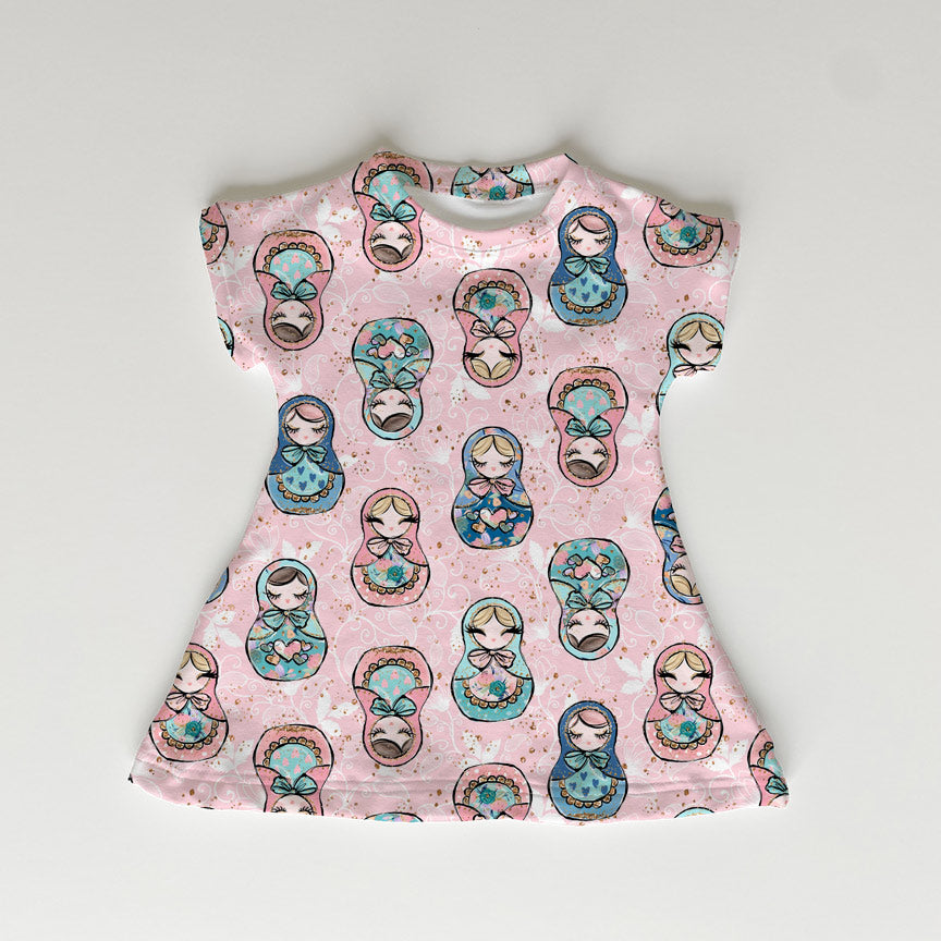 Matryoshka Pink Fabric