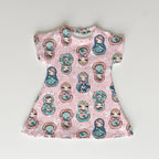 Matryoshka Pink Fabric