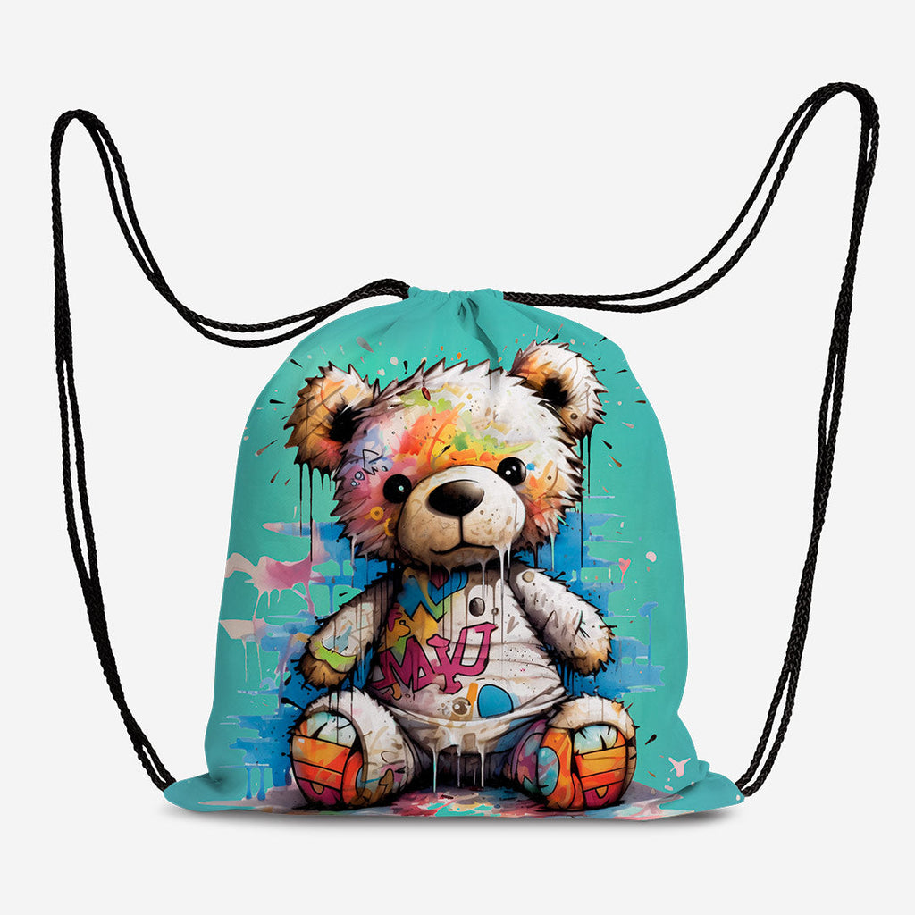 TOTE Max Graffiti Teddy Fabric Bag Panel