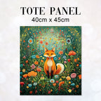 TOTE Meadow Fox Fabric Bag Panel