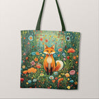 TOTE Meadow Fox Fabric Bag Panel