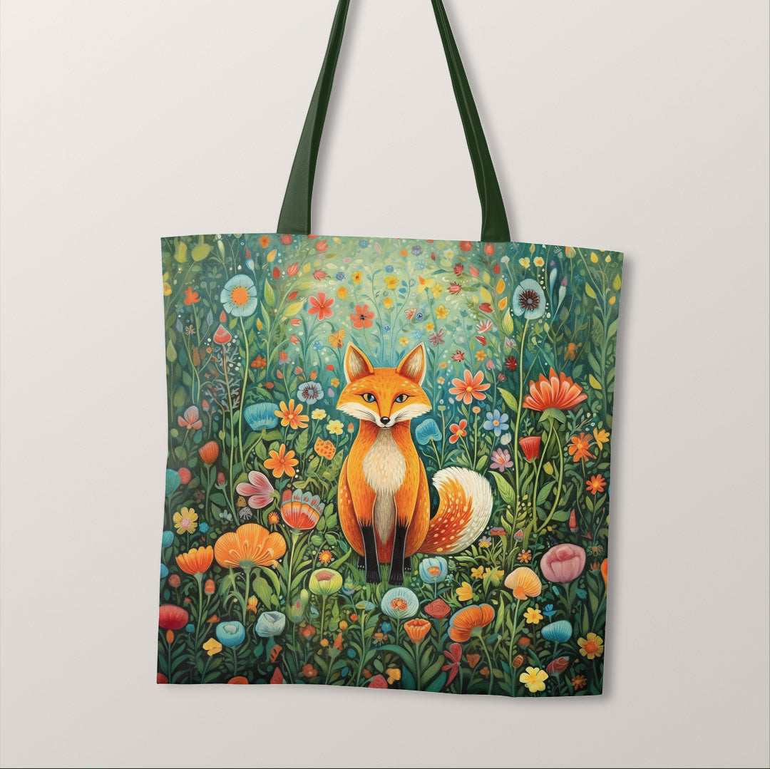 TOTE Meadow Fox Fabric Bag Panel