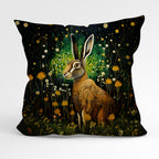 CUSHION Fabric Panel Meadow Hare