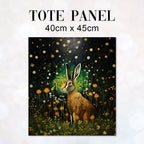TOTE Meadow Hare Fabric Bag Panel