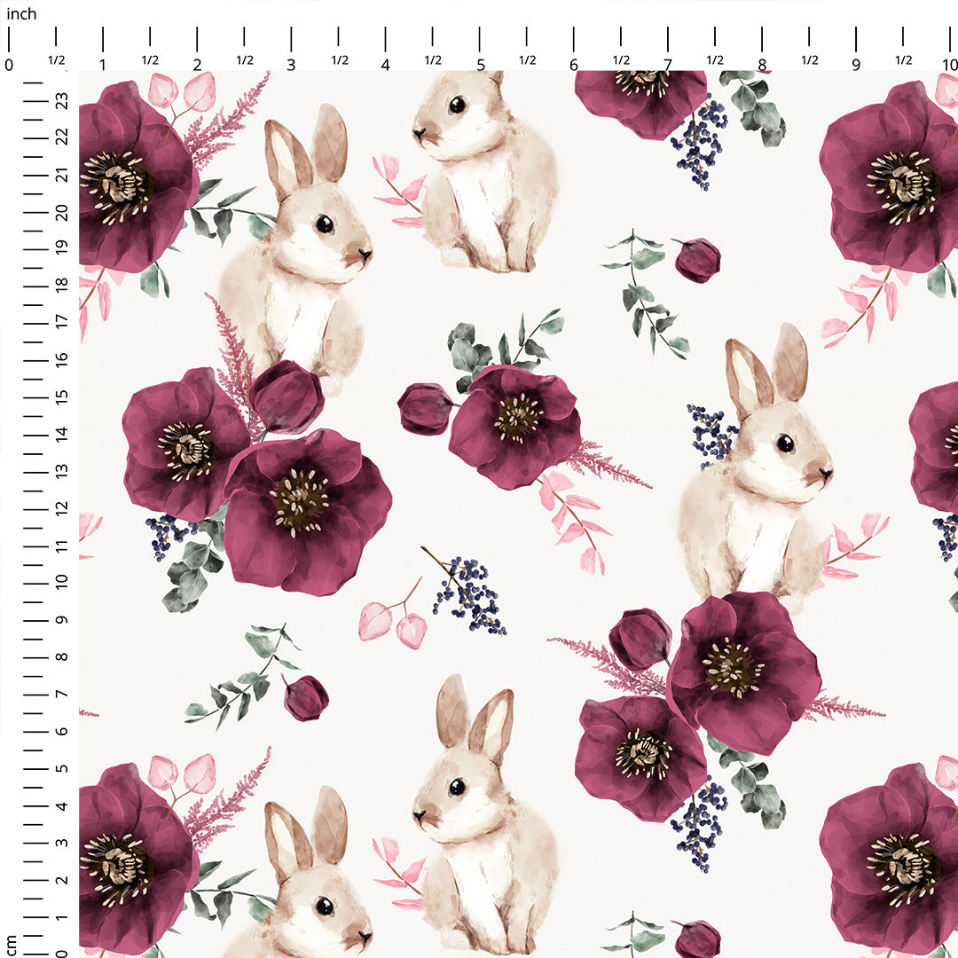 Mallow Bunnies Fabric