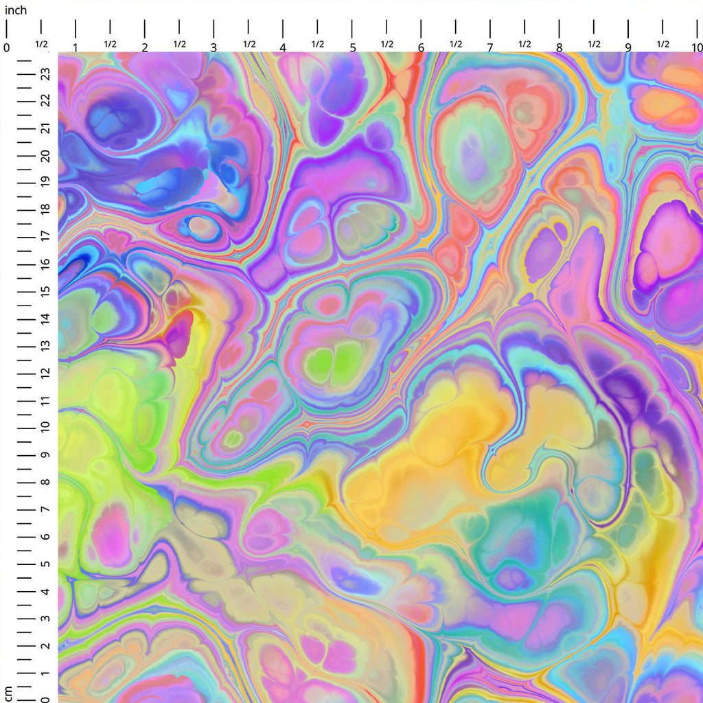 Melted Rainbow Fabric