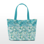 Mermaid Cove Ink Abstract Fabric