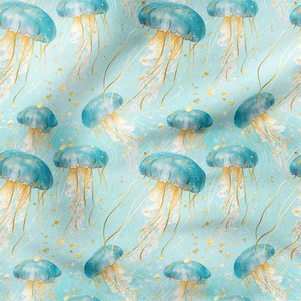 Mermaid Cove Jellyfish Fabric