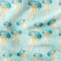Mermaid Cove Jellyfish Fabric