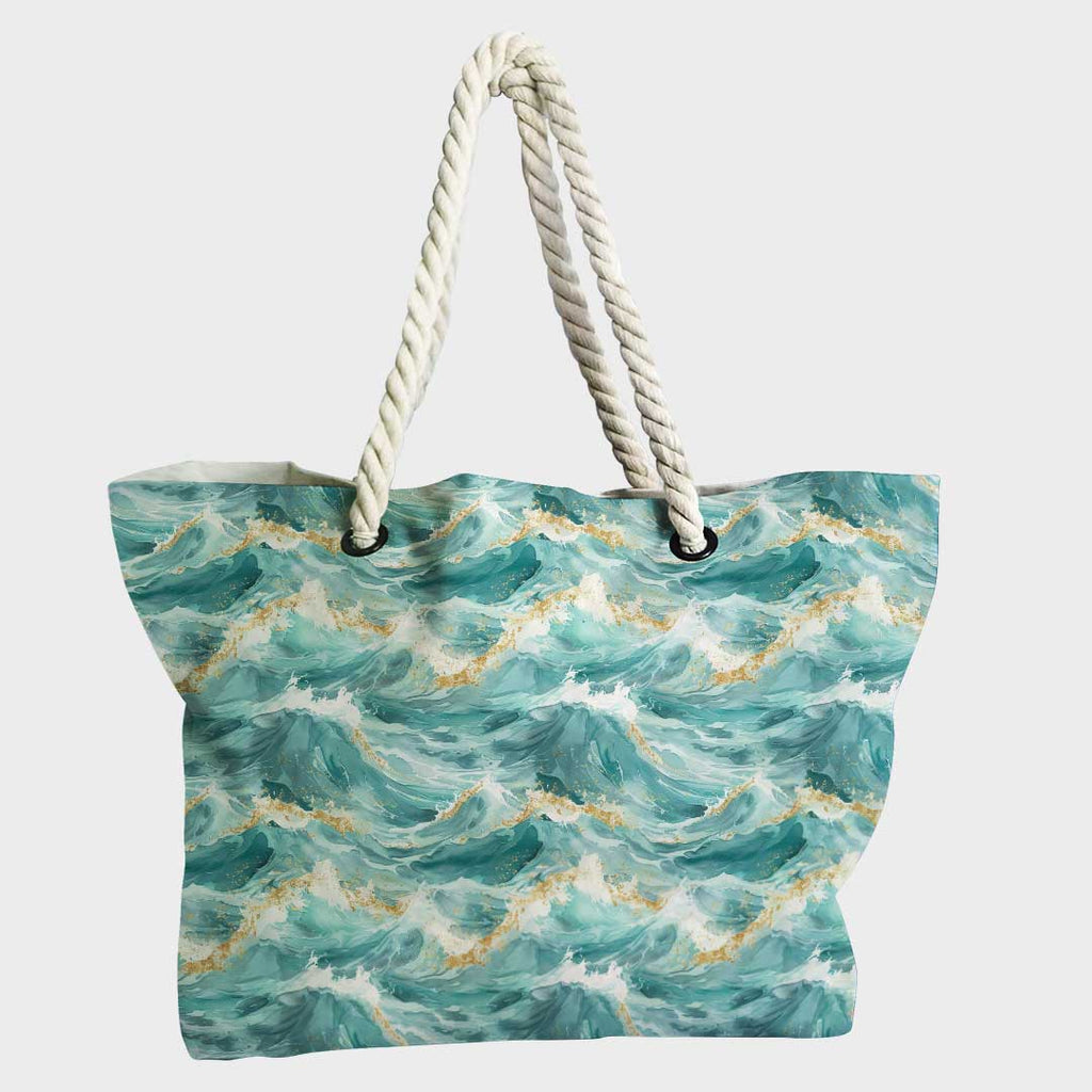Mermaid Cove Waves Fabric