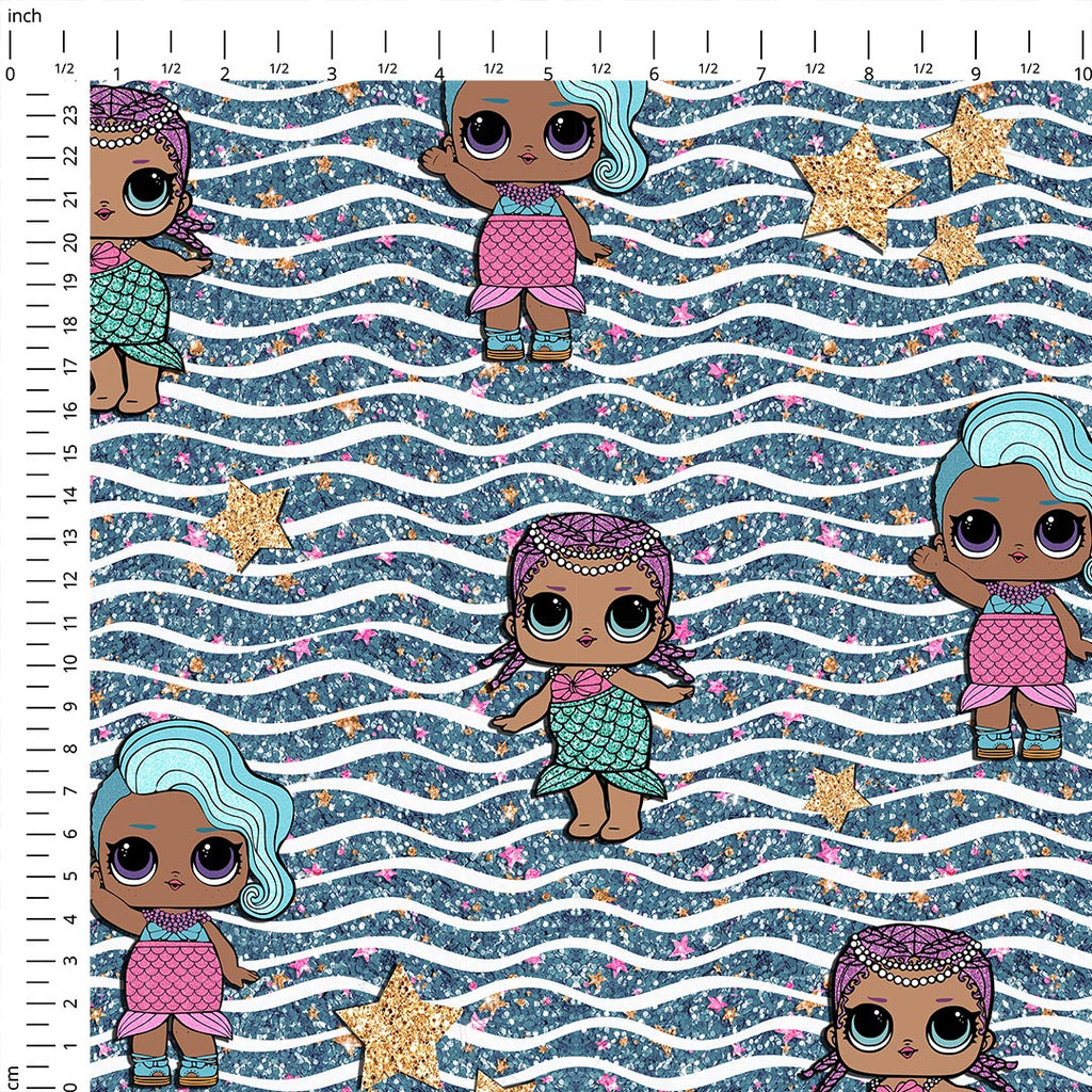 LOL Mermaid Party Fabric